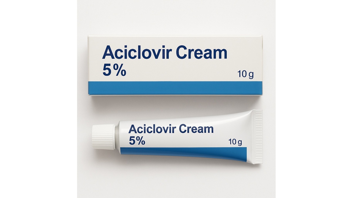 Tube of Aciclovir Cream 5%