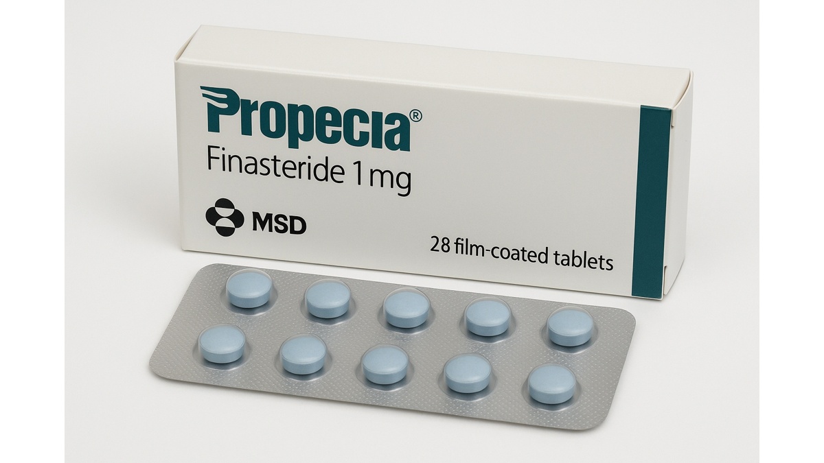 Propecia (Finasteride) medication box
