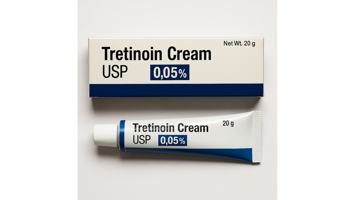 Tube of Tretinoin Cream