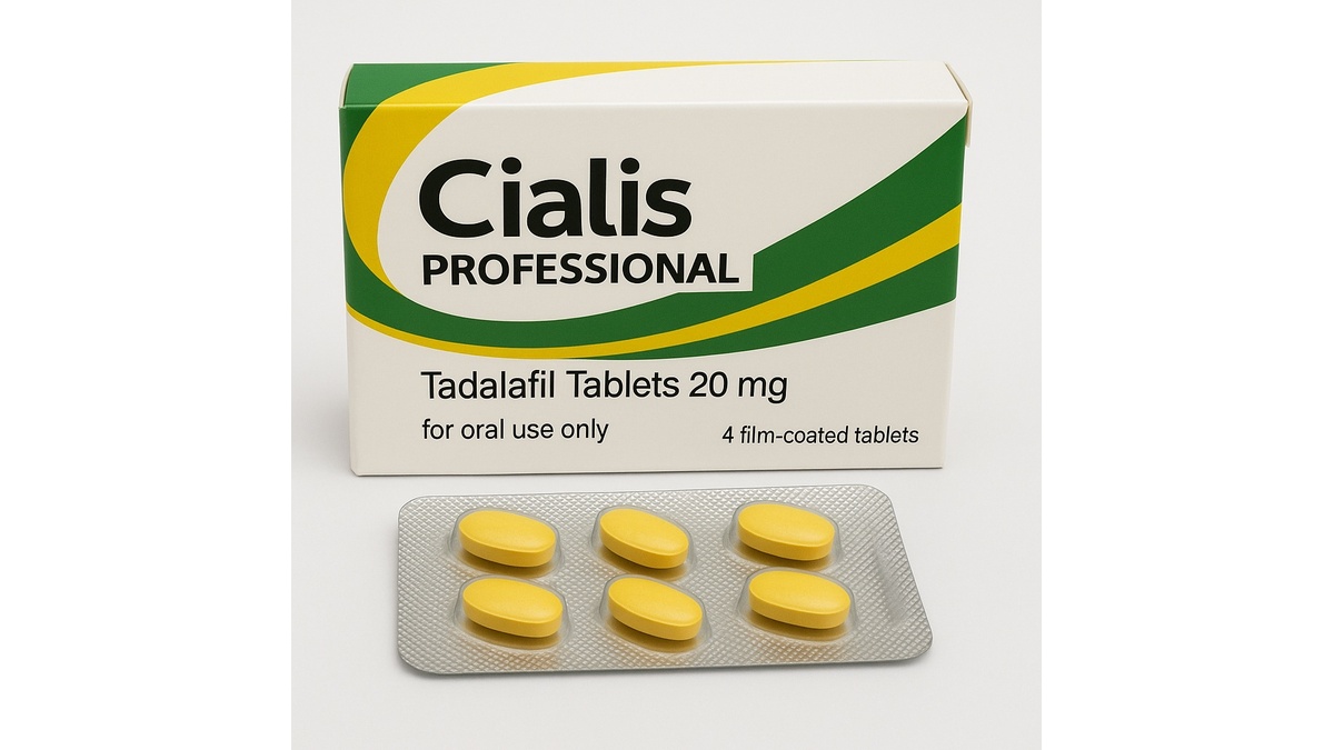 Cialis Professional (tadalafil) tablets in 20 mg and 40 mg strengths