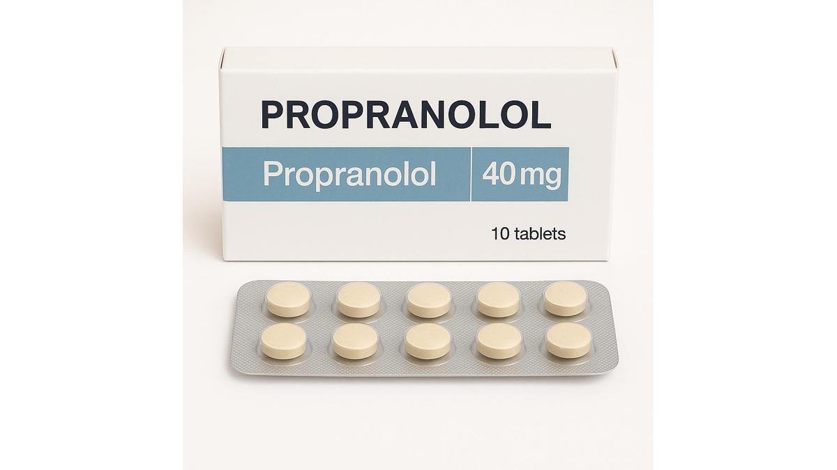 Propranolol tablets for anxiety, hypertension, and migraine prevention