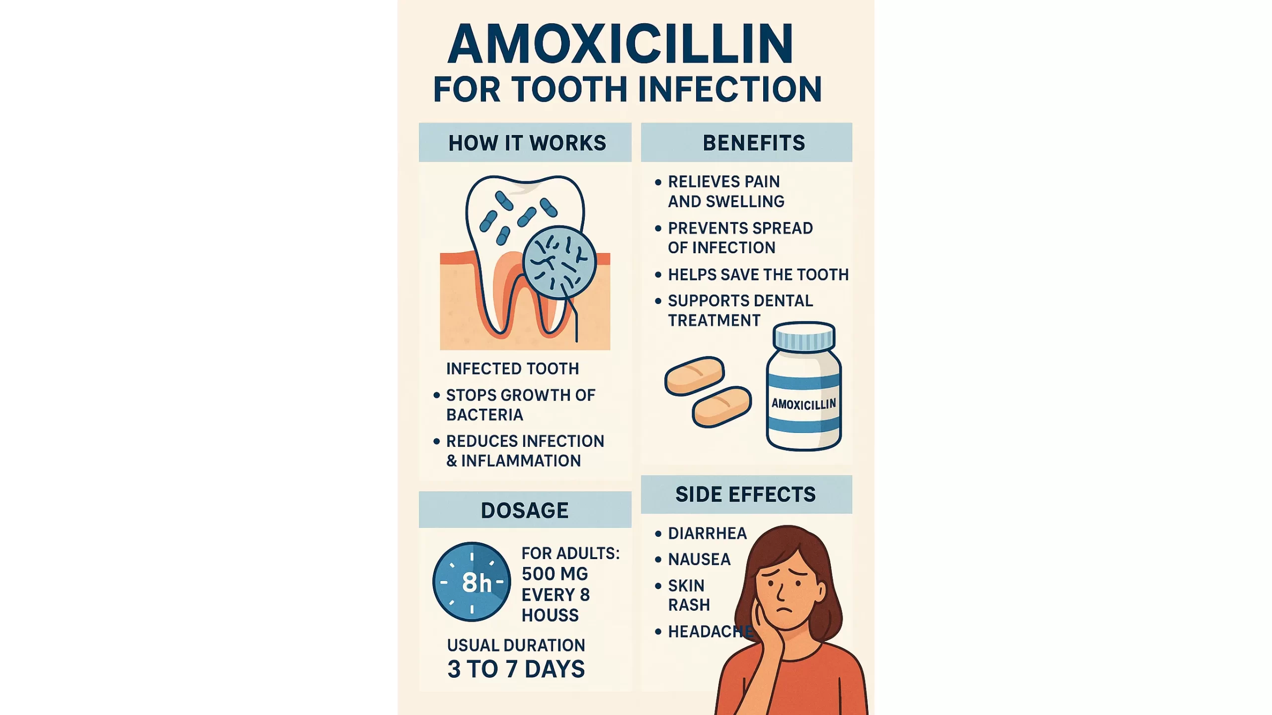 Amoxicillin for tooth infection