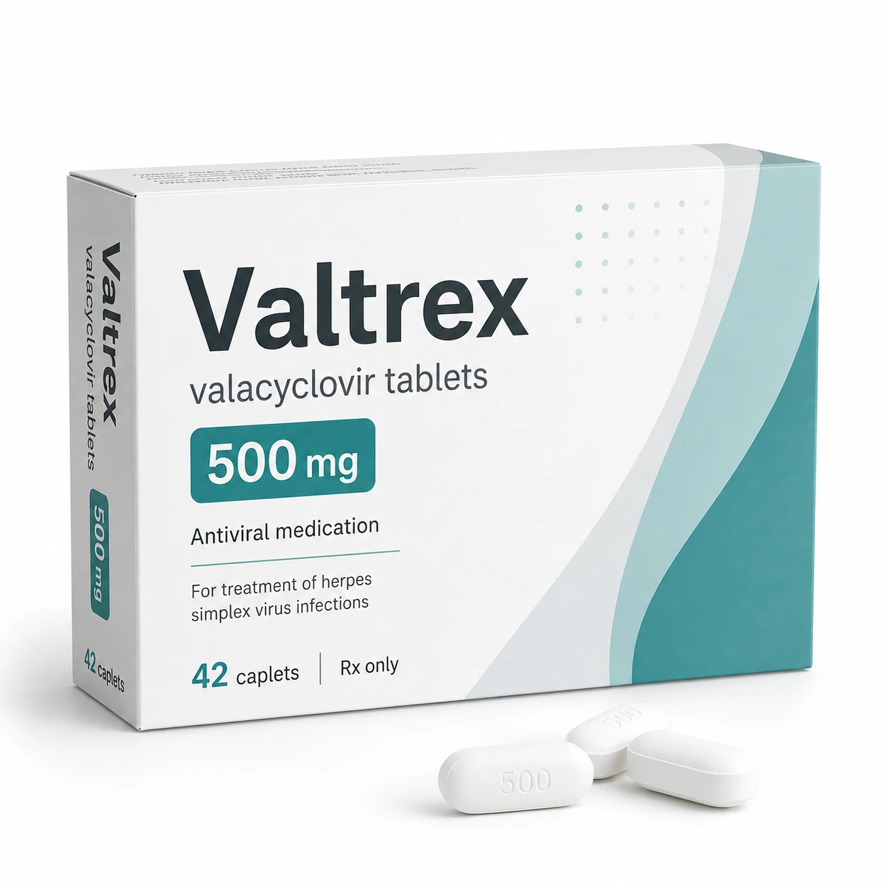 Valtrex valacyclovir 500 mg antiviral tablets